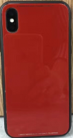 APPLE glass case red9